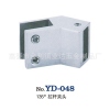 YD-048 135°拉杆夹头 不锈钢连拉杆夹头 玻璃浴室不锈钢拉杆