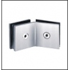 专业生产 304不锈钢浴室精铸方形135°双固定夹-B2323 玻璃门夹