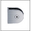 专业生产 304不锈钢浴室精铸半圆0°固定夹-B2330 玻璃门夹