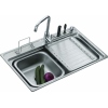 SUS304一体成型大单槽，厨房水槽，不锈钢单槽，洗菜盆，厂家直销