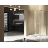 大理石底座+8MM钢化玻璃 平开式简易淋浴房 L-0383-W