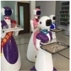 智能 服务机器人厂家 直销，酒店餐厅无轨送餐机器人，自助机器人